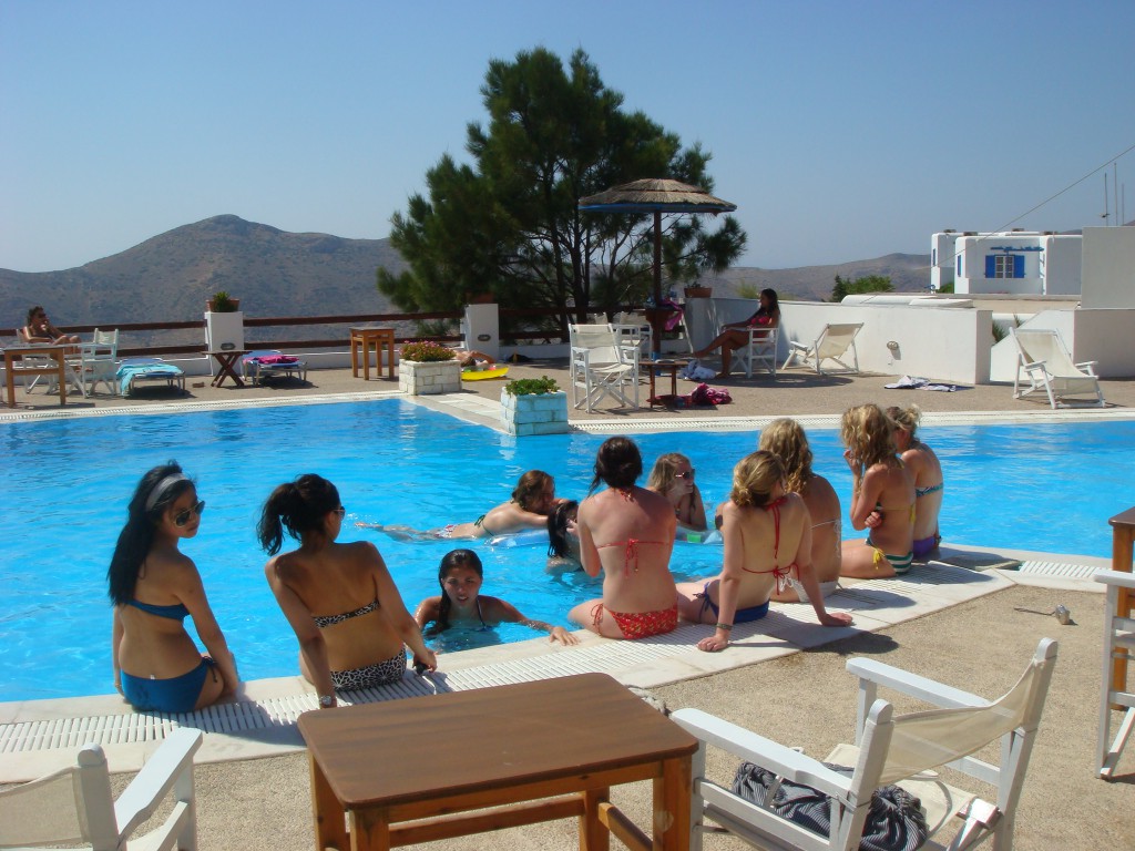 Skala Hotel Ios - Swimming pool area